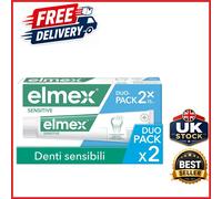 2 x 75ml Sensitive Toothpaste for Adults Flavourless Oral Care and Protection