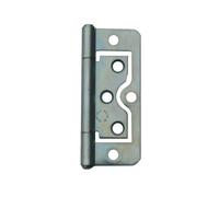 2 x 75mm 3" zinc plated flush hinge ideal for internal doors.