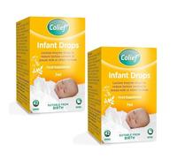2 X 7ml - Colief Infant Drops | Lactase Enzyme Drops | Natural Colic Relief for Babies | Reduces Bloating, Wind and Crying.