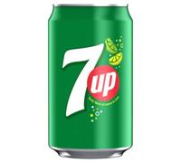 2 x 7UP Original Cans (24 × 330ml) - Refreshing Lemon & Lime Soft Drink - Sparkling Carbonated Beverage - Case Pack for Home, Office & Catering