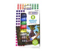 2 x 8 Acrylic Colour Paints Ideal Starter Set