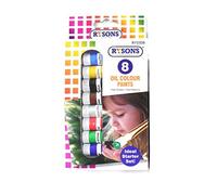 2 x 8 Oil Colour Paints Ideal Starter Set