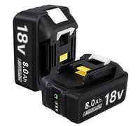2 x 8000mAh Batteries Replacement for Makita 18V Li-ion Battery 8.0Ah BL1850B Battery Compatible with BL1860B BL1850B BL1840 BL1840B BL1830B BL1830 BL1820 BL1815 BL1835 BL1845 LXT-400