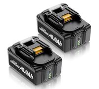 2 X 8000mAh for Makita 18V Battery, Replacement for Makita 18V LXT Battery | Upgraded Li-Ion Batteries for Makita 18V, Compatible with BL1830B BL1840B BL1850B BL1830 BL1840 BL1850 (with LED Indicator)