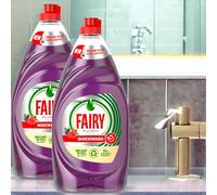 2 x 820ml Fairy Platinum Quickwash Wild Berry Washing Up Liquid