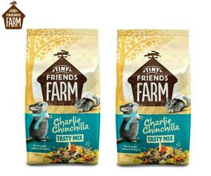 2 X 850G SUPREME CHARLIE CHINCHILLA TASTY MIX PREMIUM QUALITY FOOD FEED DIET
