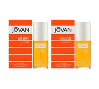 (2 x 88ml Musk) 2 x 88ml Jovan WHITE MUSK & MUSK Cologne Spray