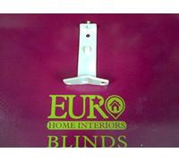 2 x 89mm Face Fix White Brackets Slimline Vertical Blind Spares/Replacement Parts Free P&P by Any Blind