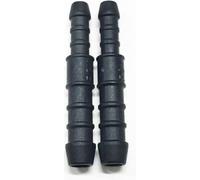 2 x 8mm-6mm Plastic Barbed Reducer Adapter Hose Connector Fuel Pipe Joiner PVC