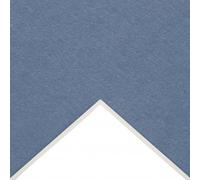 2 x A1 Mount Board Marine Blue, 1450 Micron, Acid Free, Virgin Material, High Quality, ref: D1-1171 Marine Blue