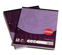 2 x A4 160 Page 5 mm Squares Refill Pad