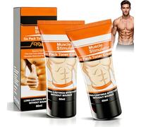 2 x Abdominal Cream, Abdominal Muscle Cream, Fat Burner Hot Creams, Abdominal Muscle Cream, Burning Body Fat, Belly Cream, Anti Cellulite Cream, Fat Burning Abdomen, Men Women, 120 ml