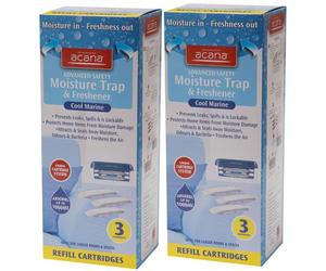 2 x Acana Advanced Safety Moisture Trap And Freshener - 3 Refills