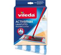 2 x Activemax Lavatutto Mop Refill - Microfibre & Cotton Floor Mop Head Replacement, Highly Absorbent, Fast Drying, Suitable for Tiles, Laminate & Hard Floors