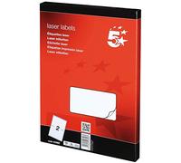 2 x Addressing Labels Laser 2 per Sheet 199.6x143.5mm White [200 Labels]