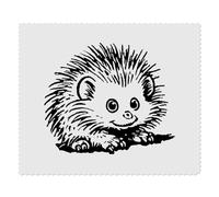 2 x 'African Pygmy Hedgehog' Microfibre Lens/Glasses Cleaning Cloths (LC00026379)