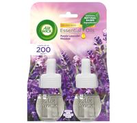 Airwick Plug-in Diffuser Twin Refill Purple Lavender Meadow, Long-lasting, 2 x 19ml (Up to 200 days)