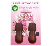 2 x Air Wick Essential Mist Refill Peony & Jasmine Mist Diffuser 20ml