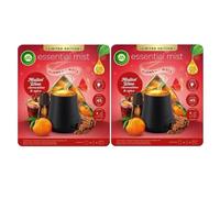 2xAir Wick Essential Oil Mist Kit, Diffuser & Refill - Mulled Wine