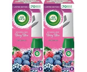 2 x Air Wick Freshmatic Autospray holder and refill 250ml - Sparkling Berry Bliss
