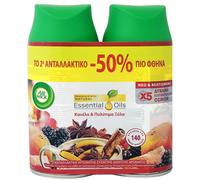 2 x Air Wick Freshmatic Spray Refill 250ml - Crackling Fire & Cinnamon Spice