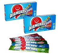 2 x AIRHEADS 6 Fruit Flavour Chewy Candy Bars Theatre Box 94g