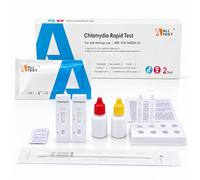 2 x ALLTEST Chlamydia Test Kit, Home Chlamydia Test for Men and Women, Rapid Chlamydia Home Test Kit Women, Chlamydia Test Kit Men, Private Self Testing Kit, Results in 10 Minutes