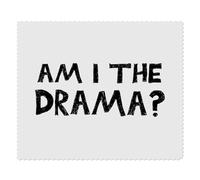 2 x 'Am I The Drama?' Microfibre Lens/Glasses Cleaning Cloths (LC00031697)