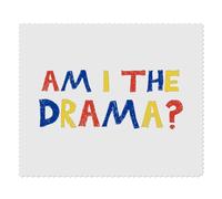 2 x 'Am I The Drama?' Microfibre Lens/Glasses Cleaning Cloths (LC00031698)