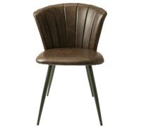 2 x Amalfi Chestnut Vintage Leather Dining Chair
