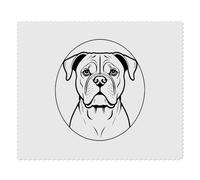 2 x 'American Bulldog' Microfibre Lens/Glasses Cleaning Cloths (LC00029886)