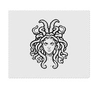 2 x 'Angry Medusa Gorgon' Microfibre Lens/Glasses Cleaning Cloths (LC00026384)
