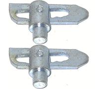 2 x Anti Luce Fastener, Weld on, M12, Drop Catch, Drop Lock, Trailer, Truck,