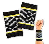 2 x Anti-Sweat Sports Wristbands | Breathable Fibres | Fitness & Running Accessory | Gift Idea | Absorbent Multi-Sports Wrist Bands | Hyrox, lifting & Padel