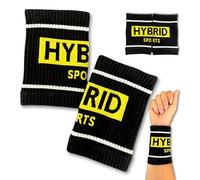 2 x Anti-Sweat Sports Wristbands | Breathable Fibres | Fitness & Running Accessory | Gift Idea for | Absorbent Multi-Sports Wrist Bands | Hyrox, Crossfit & Padel (Hybrid Sports)