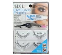 2 X Ardell Deluxe Pack 2 Pairs + Applicator & Glue