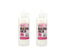 2 x Ark's Sparkling Glitter Glue - 120ml (White)