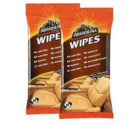 2 x Armorall Leather Wipes with Beeswax Leather Cleaner Conditioner Protector 20