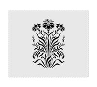 2 x 'Art Nouveau Carnations' Microfibre Lens/Glasses Cleaning Cloths (LC00028802)