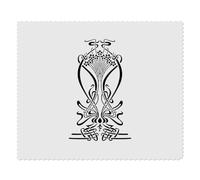 2 x 'Art Nouveau Floral' Microfibre Lens/Glasses Cleaning Cloths (LC00028744)