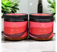 2 x As i Am Long & Luxe Gro Wash Cleansing Creme Conditioner 454g