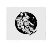 2 x 'Astronaut Corgi in Space' Microfibre Lens/Glasses Cleaning Cloths (LC00026692)