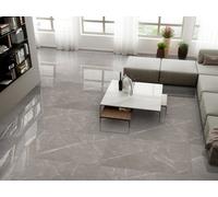 2 X Atlantide Grey Marble Effect Matt Porcelain Indoor Wall & Floor Tiles - Total Coverage 1.44M2 (1200mm X 600mm Per Tile)