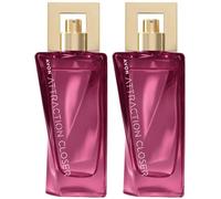 2 x Attraction Closer Eau De Perfume for Her, 50ml