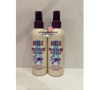 2 x Aussie MOISTURE RECHARGE Detangling Leave In Spray Conditioning Spray 250ml