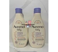 2 x Aveeno Baby CALMING COMFORT Bedtime Bath & Wash Lavender Scent 250ml