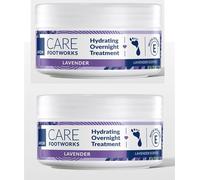 2 x Avon Care Footworks Hydrating Overnight Treatment 150ml New Packaging