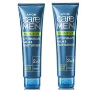 2 x Avon Care Sensitive 2-in-1 Aftershave Balm & Moisturiser 100ml
