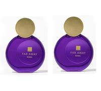 2 x Avon Far Away Splendoria Rebel Glamour Shine EDP Perfumes 50ml (2 x Far Away Rebel)