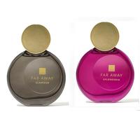 2 x Avon Far Away Splendoria Rebel Glamour Shine EDP Perfumes 50ml (Splendoria + Glamour)